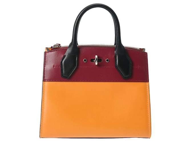 Louis Vuitton City Steamer Naranja Becerro  ref.1412590