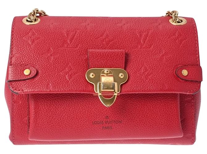 Louis Vuitton Vavin Roja Cuero  ref.1412593