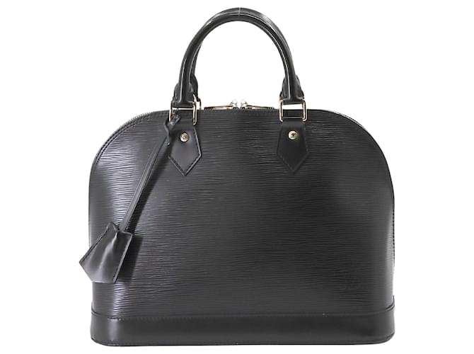 Louis Vuitton Alma Preto Couro  ref.1412631