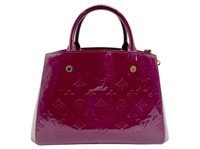 Louis Vuitton Montaigne Rosa Charol  ref.1412644