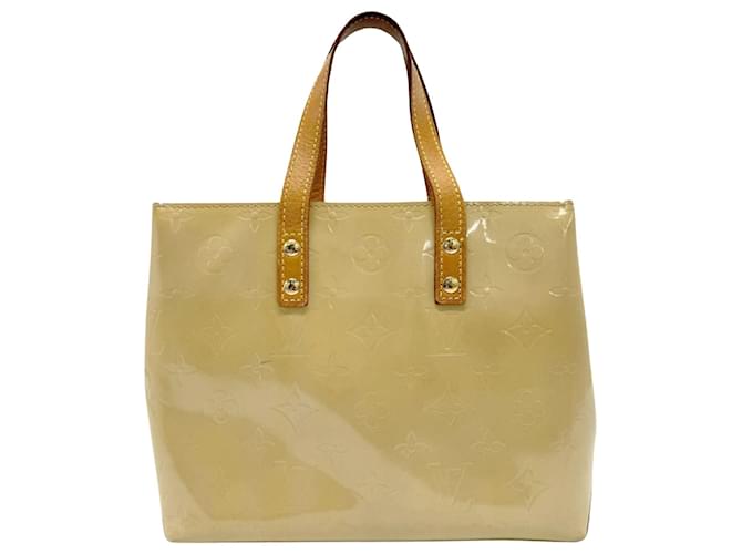 Louis Vuitton Reade Beige Charol  ref.1412654