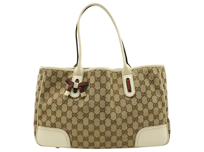 Gucci Rajah Toile Beige  ref.1412664