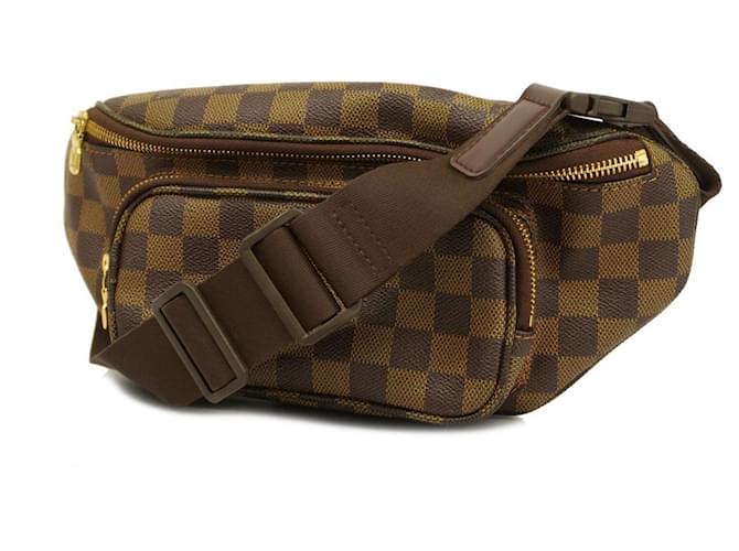 Louis Vuitton Melville Marrom Lona  ref.1412677