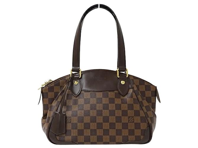 Louis Vuitton Verona Marrom Lona  ref.1412693