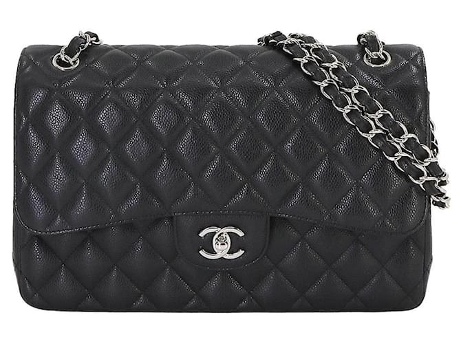 Chanel Timeless Black Leather  ref.1412718