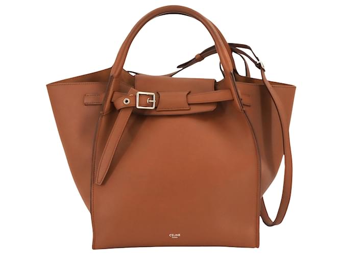 Céline Big Bag Marrom Couro  ref.1412721