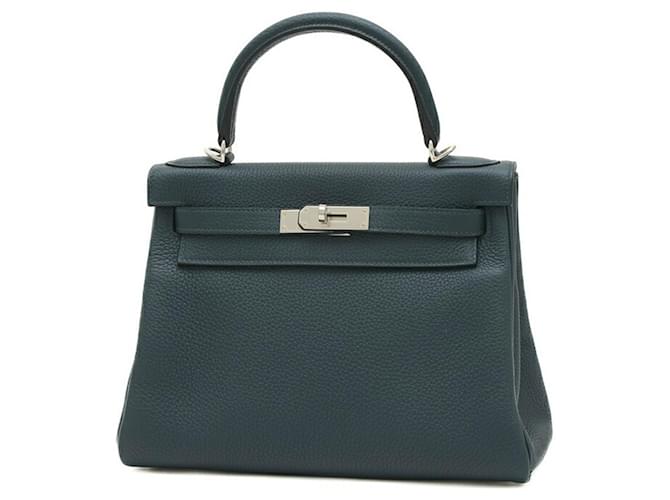 Hermès Kelly 28 Cuir Vert  ref.1412722