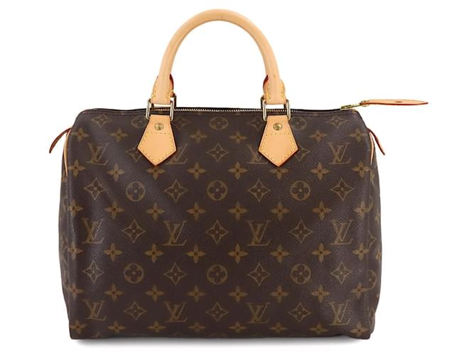 Louis Vuitton Speedy 30 Castaño Lienzo  ref.1412723