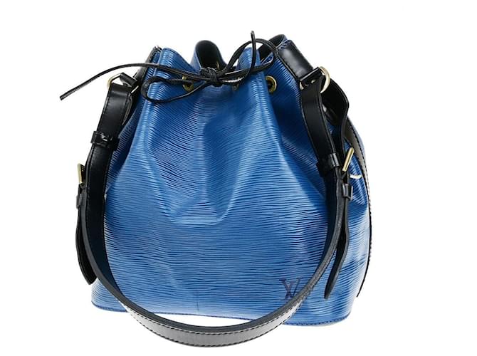 Noe Louis Vuitton Petit Noé Blu Pelle  ref.1412785