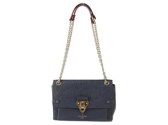 Louis Vuitton Vavin Azul marinho Couro  ref.1412831