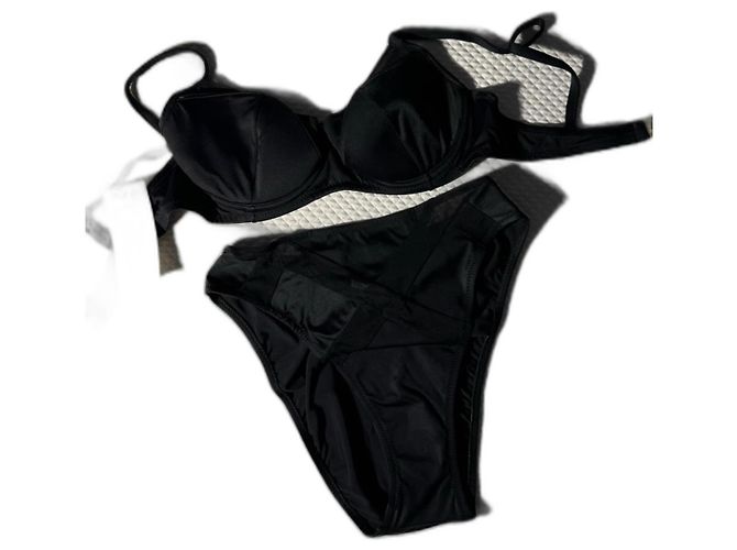 Costume da bagno due pezzi nero Gianfranco Ferré