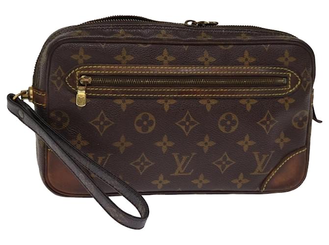 LOUIS VUITTON Monogram Marly Dragonne GM Clutch Bag M51825 Auth LV 76036 Toile Monogramme  ref.1412858