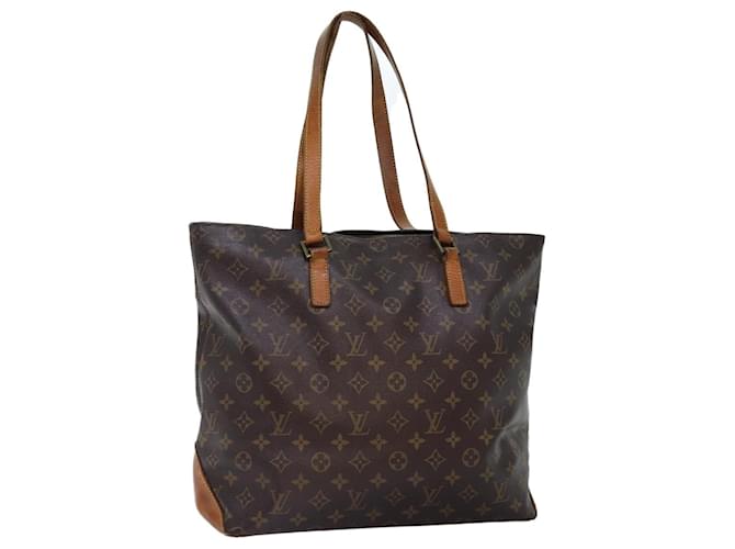 LOUIS VUITTON Monogramm Cabas Mezzo Tote Bag M51151 LV Auth 75776 Leinwand  ref.1412899