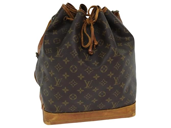 Bolsa de ombro LOUIS VUITTON Monograma Noe M42224 Autenticação de LV 75415 Lona  ref.1412915