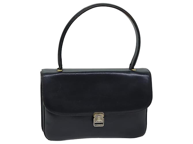 Céline CELINE Hand Bag Leather Navy Auth 76089 Navy blue  ref.1412918