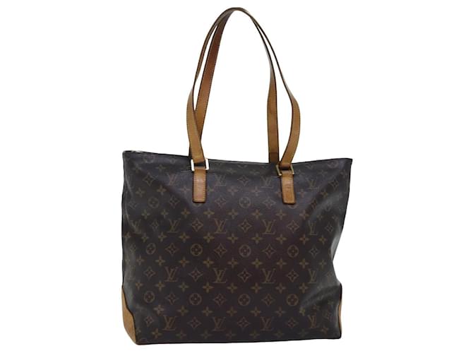 LOUIS VUITTON Monogramm Cabas Mezzo Tote Bag M51151 LV Auth 75547 Leinwand  ref.1412951