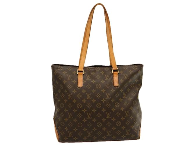 LOUIS VUITTON Monogramm Cabas Mezzo Tote Bag M51151 LV Auth 75546 Leinwand  ref.1412959