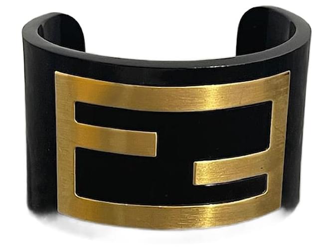 FENDI Armbänder T.  Plastik Schwarz Kunststoff  ref.1412988