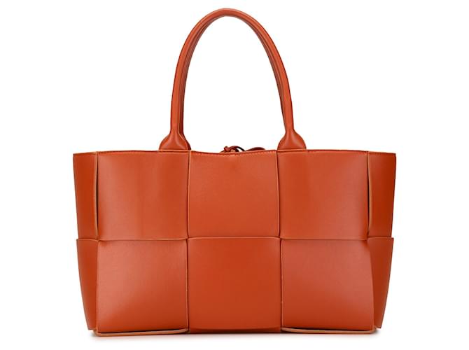 Orange Bottega Veneta Small Arco Tote Leather  ref.1413266