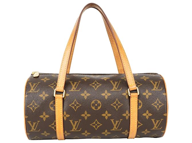 Louis Vuitton Canvas Monogram Papillon Bag Brown Cloth  ref.1413361