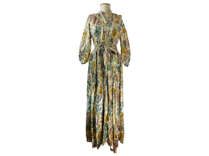 Autre Marque Vestido de seda Hayley Menzies M Multicolor