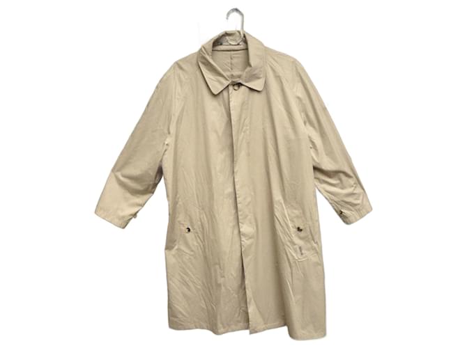 Burberry Men Coats Outerwear Beige Polyester  ref.1413390