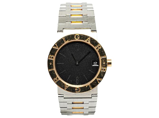 Bulgari Bvlgari Prata Quartzo Aço Inoxidável 18Relógio Bvlgari Bvlgari em ouro amarelo K Metal  ref.1413452