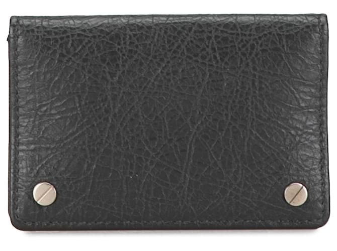 Balenciaga Black Arena Card Case Leather Pony-style calfskin  ref.1413479