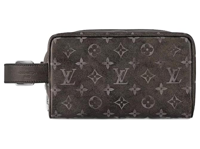 Louis Vuitton LV Dopp Kit Locker new Black Leather  ref.1413538