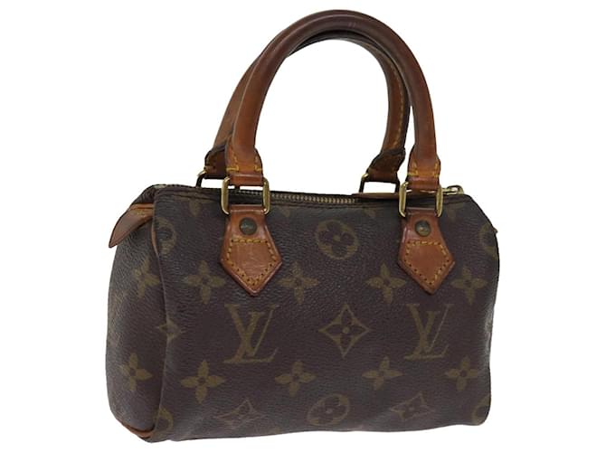 LOUIS VUITTON Monogramm Mini Speedy Handtasche M.41534 LV Auth 75859 Leinwand  ref.1413550