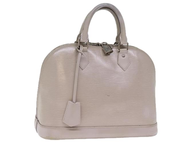 LOUIS VUITTON Epi Alma PM Bolso de mano Lila M40621 LV Auth 75930 Púrpura Cuero  ref.1413556