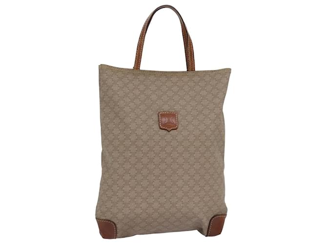 Céline CELINE Macadam Toile Sac à Main Beige Authentique 76414  ref.1413563