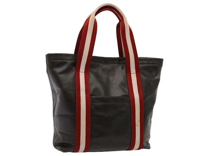 BALLY Tote Bag Leder Braun Auth bs14716  ref.1413587