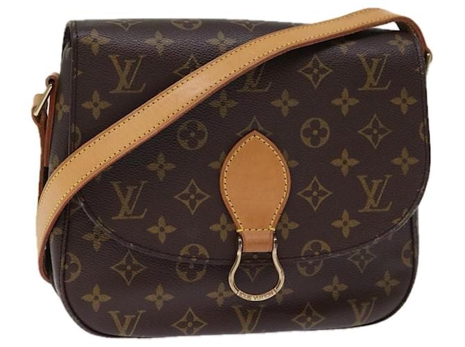 LOUIS VUITTON Monogram Saint Cloud GM bolsa de ombro M51242 Autenticação de LV 76685 Monograma Lona  ref.1413593