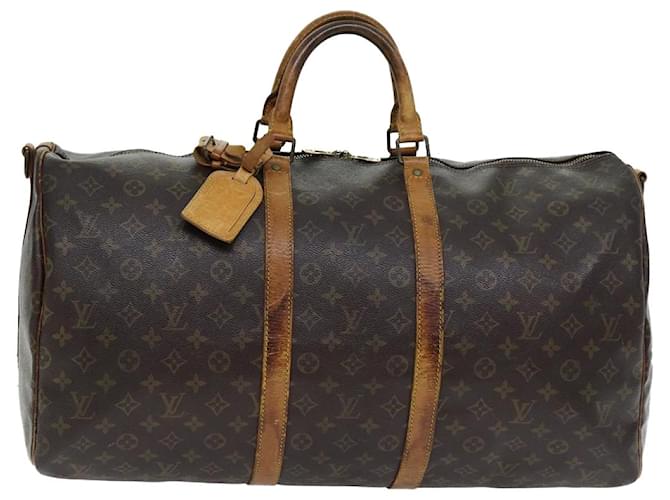 Louis Vuitton Monograma Keepall Bandouliere 50 Boston Bag M41416 Autenticação de LV 75919 Lona  ref.1413613