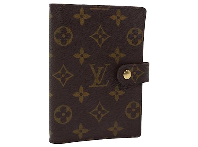 LOUIS VUITTON Monogram Agenda PM Day Planner Cover R20005 Auth LV 75686 Toile Monogramme  ref.1413617