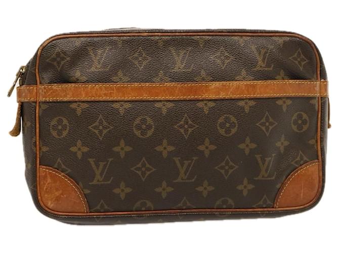 Louis Vuitton Monogram Compiegne 28 Clutch Bag M51845 LV Auth bs14701 Cloth  ref.1413628