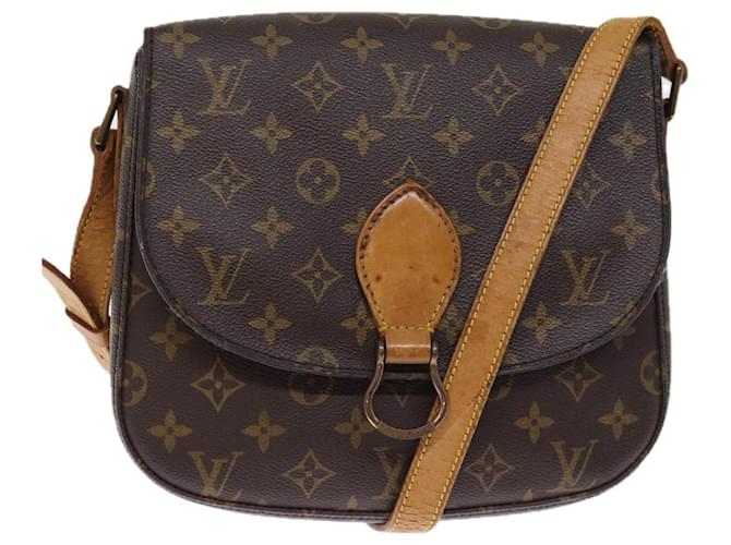 LOUIS VUITTON Monogram Saint Cloud GM bolsa de ombro M51242 Autenticação de LV 75720 Monograma Lona  ref.1413649