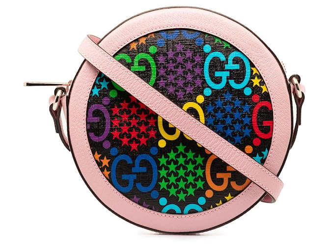 Mehrfarbige Umhängetasche „Gucci GG Supreme Psychedelic“ Mehrfarben Leder  ref.1413726