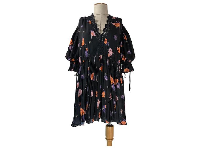 Self portrait Self-Portrait Kleid Mehrfarbig Polyester