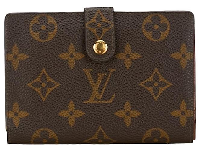 Louis Vuitton Portefeuille Viennois Canvas Kurze Geldbörse M61674 in guter Kondition Leinwand  ref.1413793