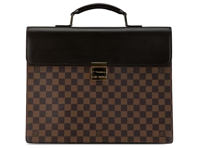 Louis Vuitton Brown Damier Ebene Altona PM Cloth  ref.1413913