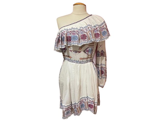 Vestido Colbie Isabel Marant de voile de algodón bordado Multicolor