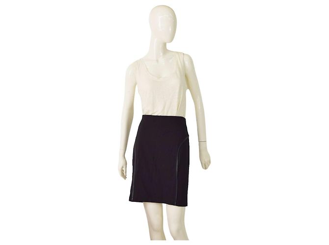 Max Mara Max Studio Schwarzer Stretch Minirock Größe M
