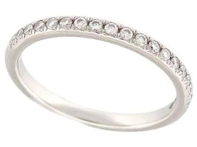 BAGUE PIAGET ALLIANCE PGG34LY749 49 PLATINE 950 ET DIAMANTS 0.17CT RING Argenté  ref.1413978