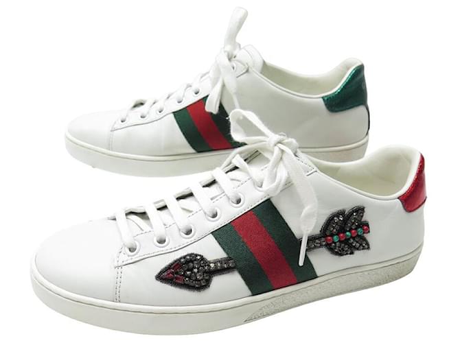 Basket brodées ace gucci best sale