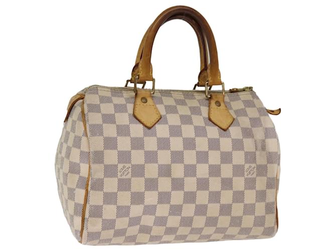 Louis Vuitton Damier Azur Speedy 25 Bolso de mano N41534 LV Auth 76467  ref.1414194