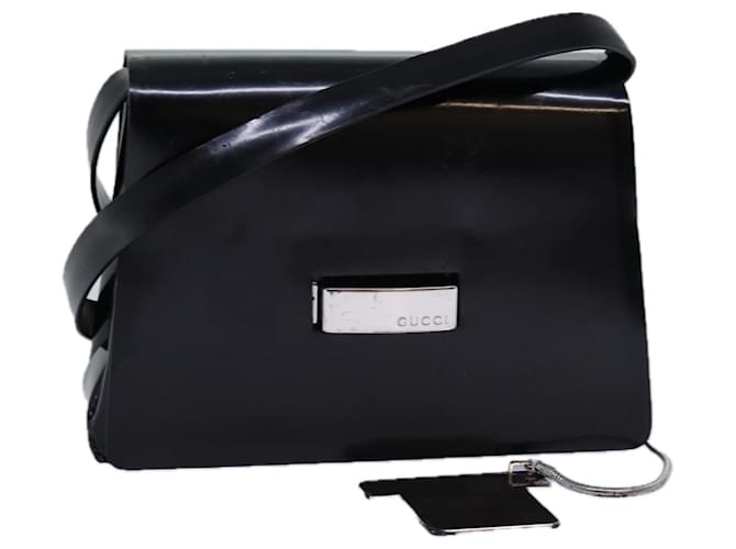 GUCCI Shoulder Bag Leather Black 007 2046 0270 auth 76731  ref.1414195