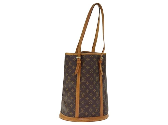 Bucket Borsa a tracolla GM a secchiello con monogramma LOUIS VUITTON M42236 LV Aut 75896 Tela  ref.1414208