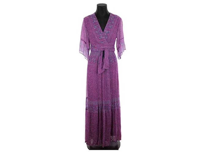 Bash Purple dress Viscose  ref.1414321